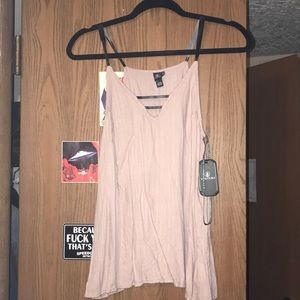 Volcom Ribbon Spagetti Strap Flowy Tank Top